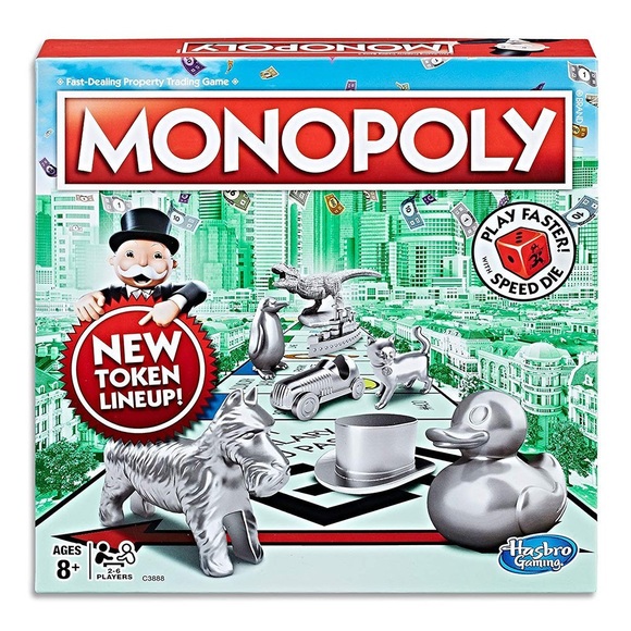 Monopoly Family Board Game Hasbro - Picture 1 of 7